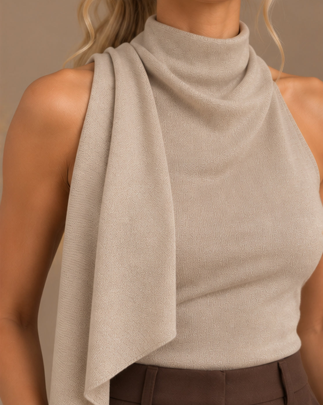 The Signature Scarf Top